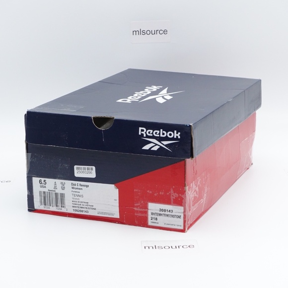 NEW Women's Reebok Club C Revenge Leather Sneakers 100208143 White/Stone - Picture 10 of 13